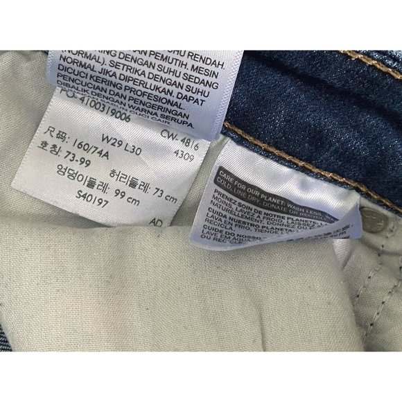 Levi Strauss & Co. Womens Size W 30 L 29 Low Rise Skinny Leg Jeans Stretch EUC - Picture 12 of 16